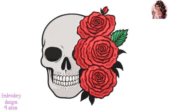 Rose of the Dead Embroidery