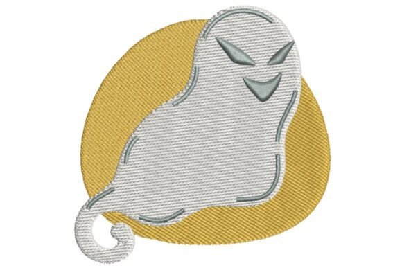 Spooky Halloween Ghost Embroidery Design